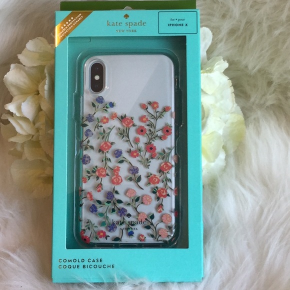 kate spade Accessories - 🆕 Kate Spade Clear In Bloom iPhone X Case NWT